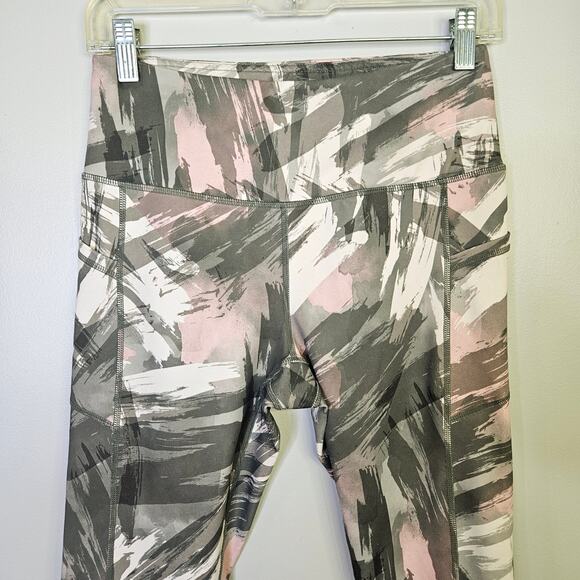 Gaiam Yoga Workout Athletic Leggings Size Medium Running Hiking Pilates Comfort - Picture 5 of 12